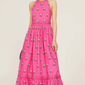 RHODE Salena Floral Print Maxi Dress, Small